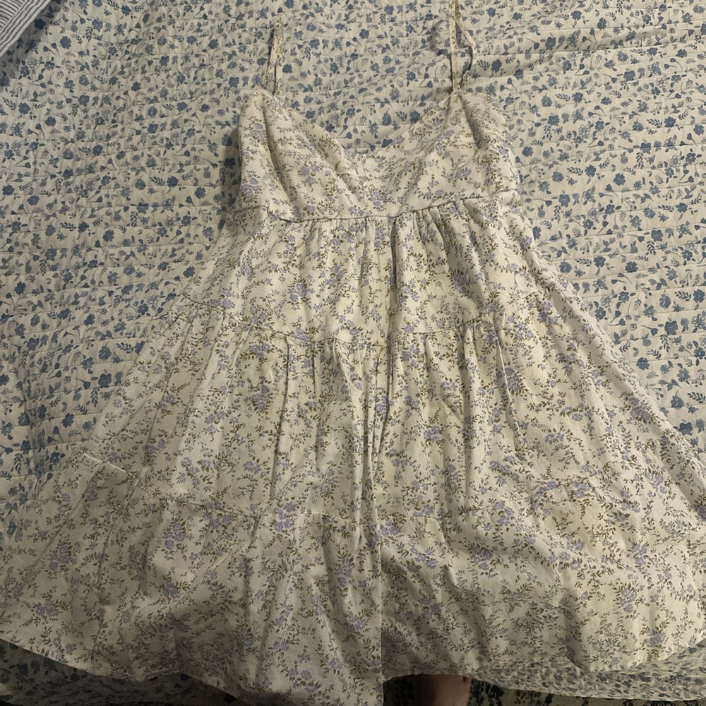 Floral Spaghetti Strap Dress